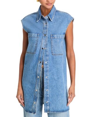 The Sleeveless Shirt Dress