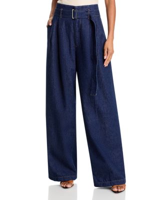 FRAME - The Paper Bag High Rise Trouser Jeans in Rinse
