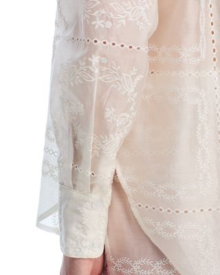 Embroidered Swim Cover-Up Pants - Exclusive