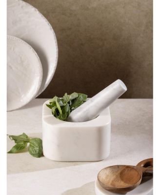 Noble Marble Mortar and Pestle