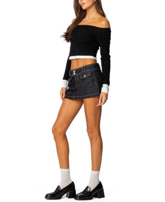 Jovi Layered Off Shoulder Top