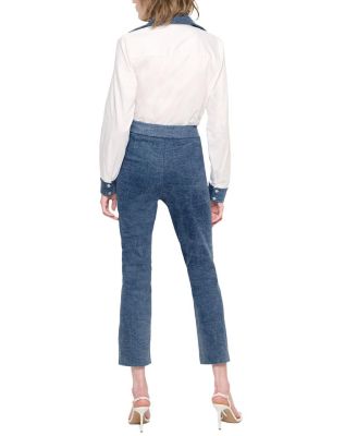 Gianna Cropped Micro Flares Pants
