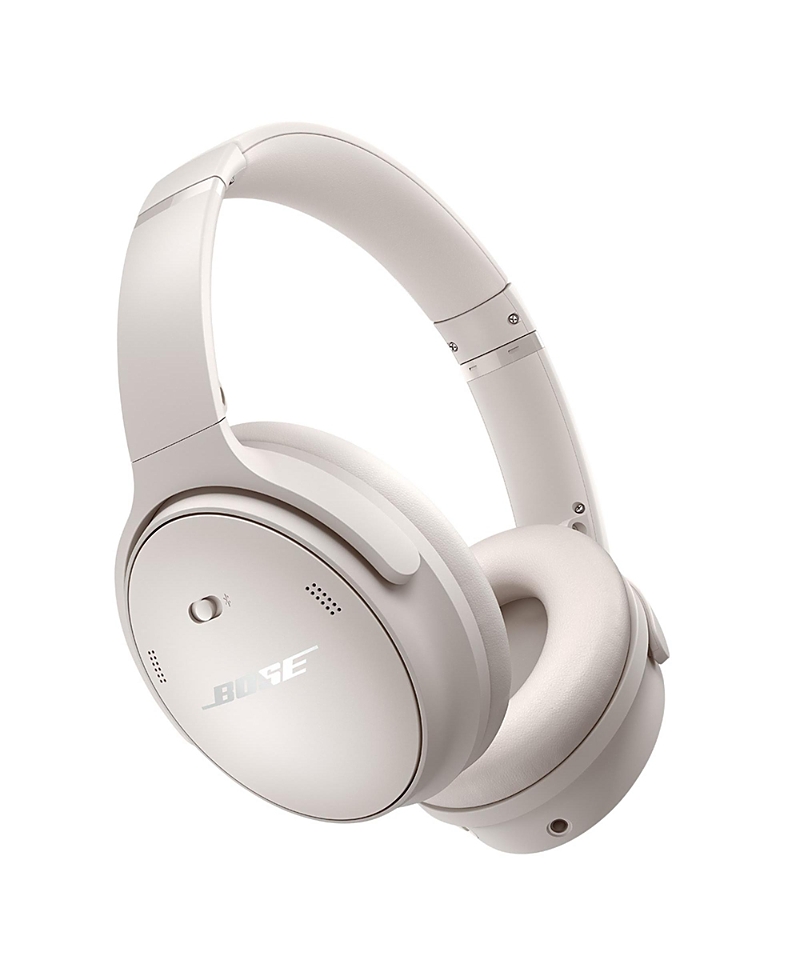 Bose Quietcomfort Headphones With Active Noise Cancellation In White