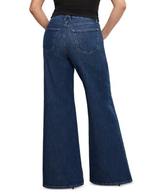 Good Waist Palazzo Jeans in Indigo 