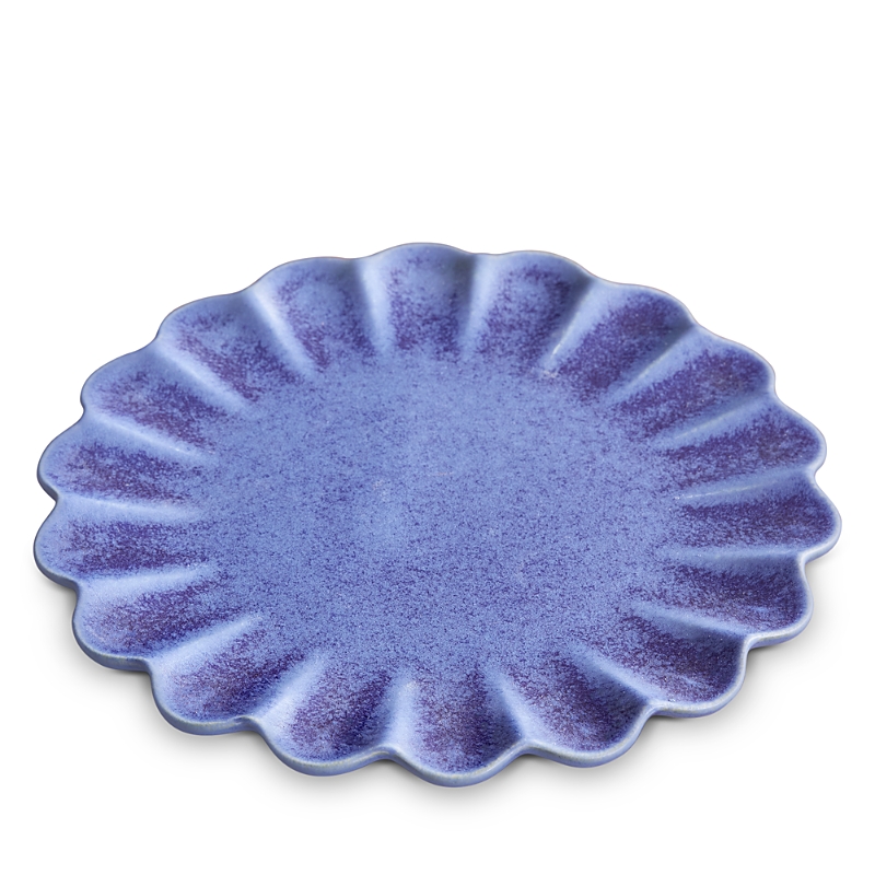Lemieux Et Cie Dhalia Stoneware Dinner Plate, Set Of 4 In Blue