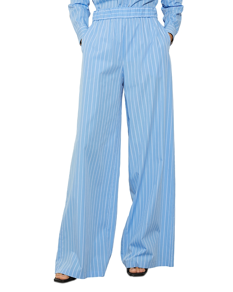 Max & Co . Gitane Wide Leg Pants In Light Blue