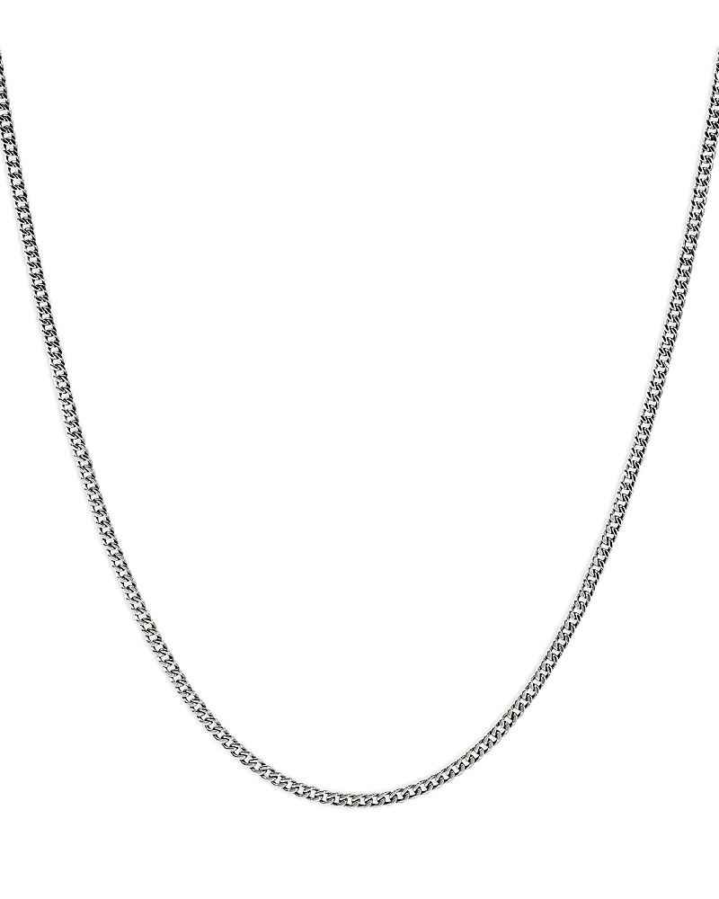 John Hardy Sterling Silver Chain Curb Link Necklace, 22/24 In Silver