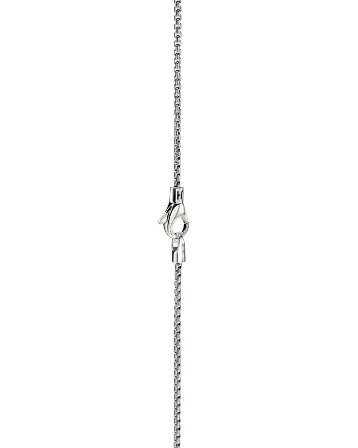 Sterling Silver Chain Box Link Necklace