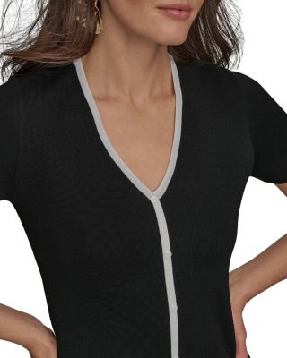 Button Front Midi Dress