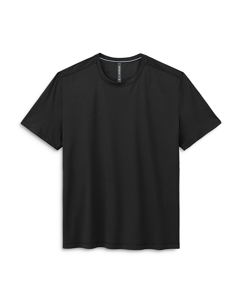 Ten Thousand Lightweight Textured Tee In Black