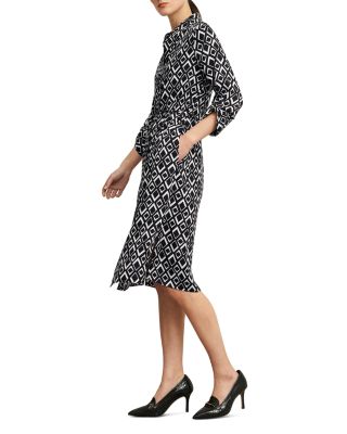 Cali Printed Button Front Dress