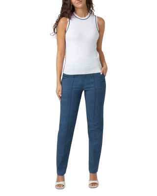 Windowpane Classic Pull On Trousers