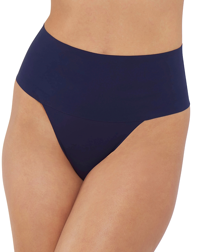 Spanx Women's Undie-tectable Thong Sp0115 In Timeless Navy