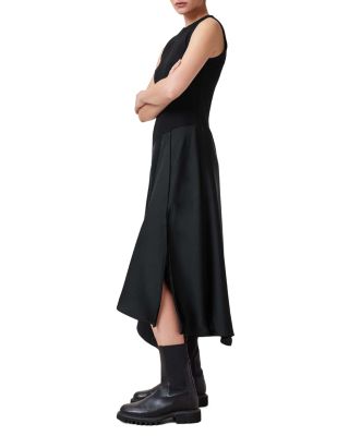 Pia Satin Midi Dress