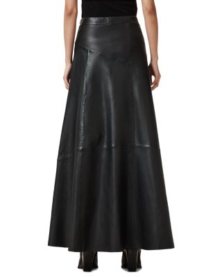 Giana Maxi Leather Skirt