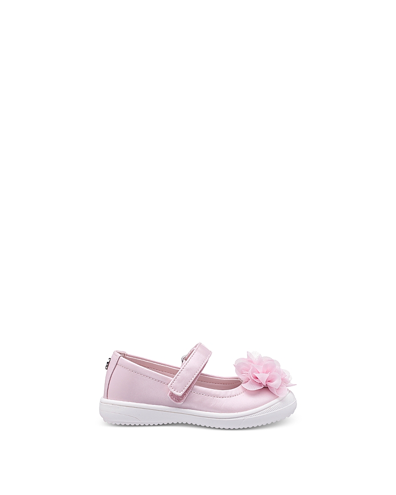 Nina Little Girls Natty Pearlized Round Toe Sneakers In Pink