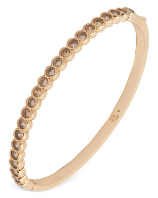 Ralph Lauren - Cubic Zirconia Hinge Bangle Bracelet