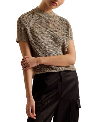 Ted Baker - Abaly Metallic Knit Top
