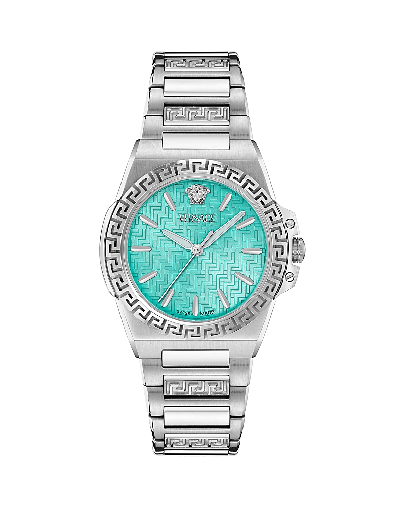 Versace Greca Reaction Bracelet Watch, 38mm