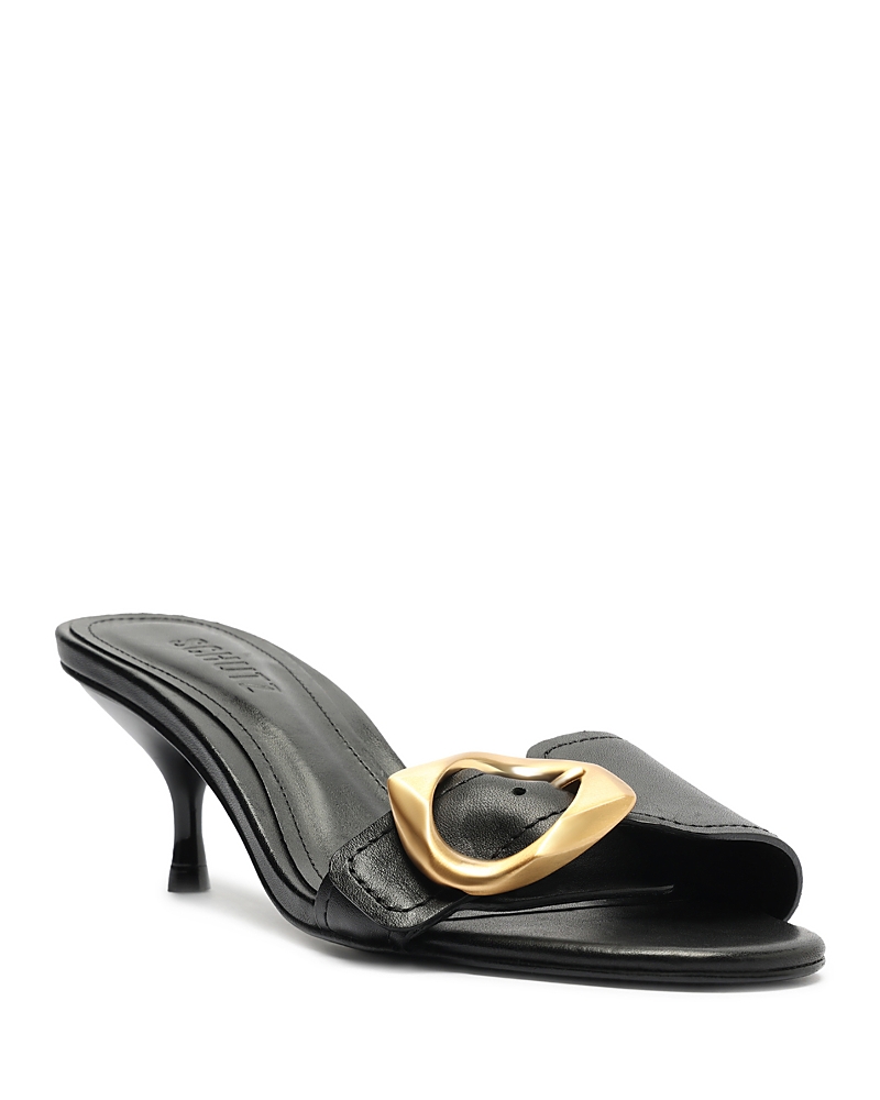 SCHUTZ WOMEN'S OLGA KITTEN HEEL SANDALS