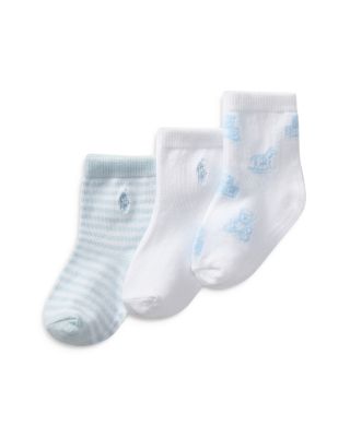  Essential Tossed Bear Socks, Pack of 3 - Baby