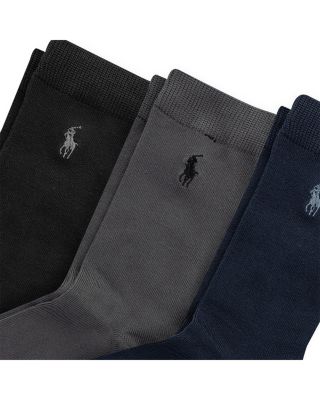 Boys' Super Soft Crew Socks, Pack of 3 - Big Kid