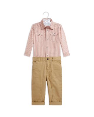 Ralph Lauren - Boys' Western Shirt & Herringbone Pant Set - Baby