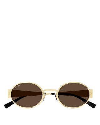 Guccissima Oval Sunglasses, 51mm