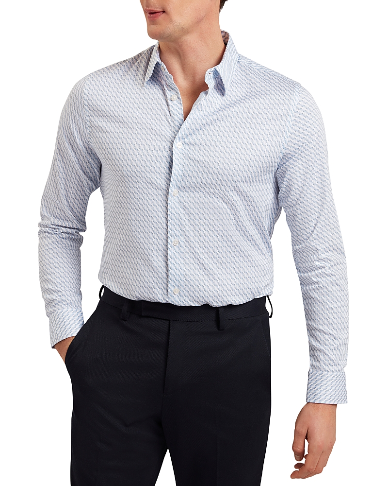 Ted Baker Remford Slim Fit Button Front Shirt
