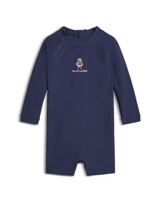 Ralph Lauren - Boys' Polo Bear Rash Guard Shortall  - Baby