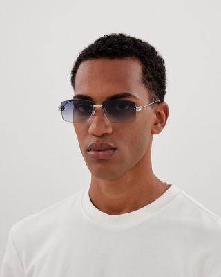 Lock Rectangle Sunglasses, 58mm