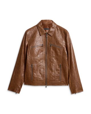 Seamed Leather Jacket