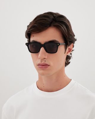 Triangle Stud Square Sunglasses, 50mm