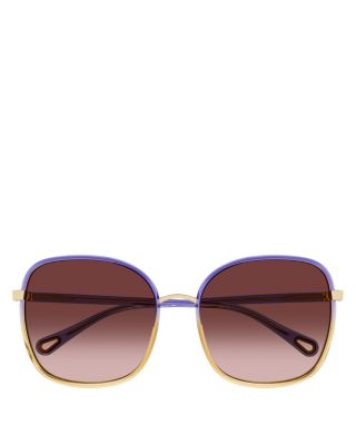 Chloé Franky Square Sunglasses, 59mm | Bloomingdale display picture 3