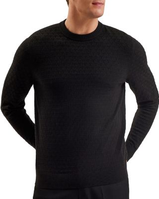 Ted Baker - Textured Stitch Crewneck Sweater