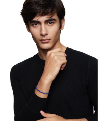 Men's Spiritual Beads Bracelet with Lapis