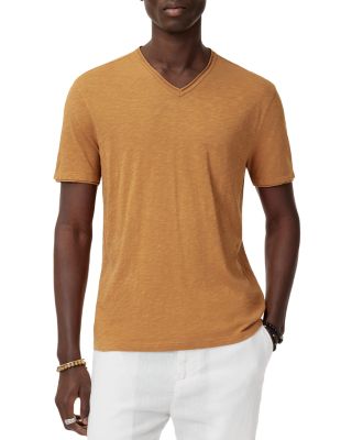 John Varvatos - Miles Slub V Neck Tee
