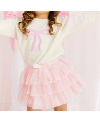 Girls' Coquette Bow Patch Sweatshirt - Little Kid, Big Kid