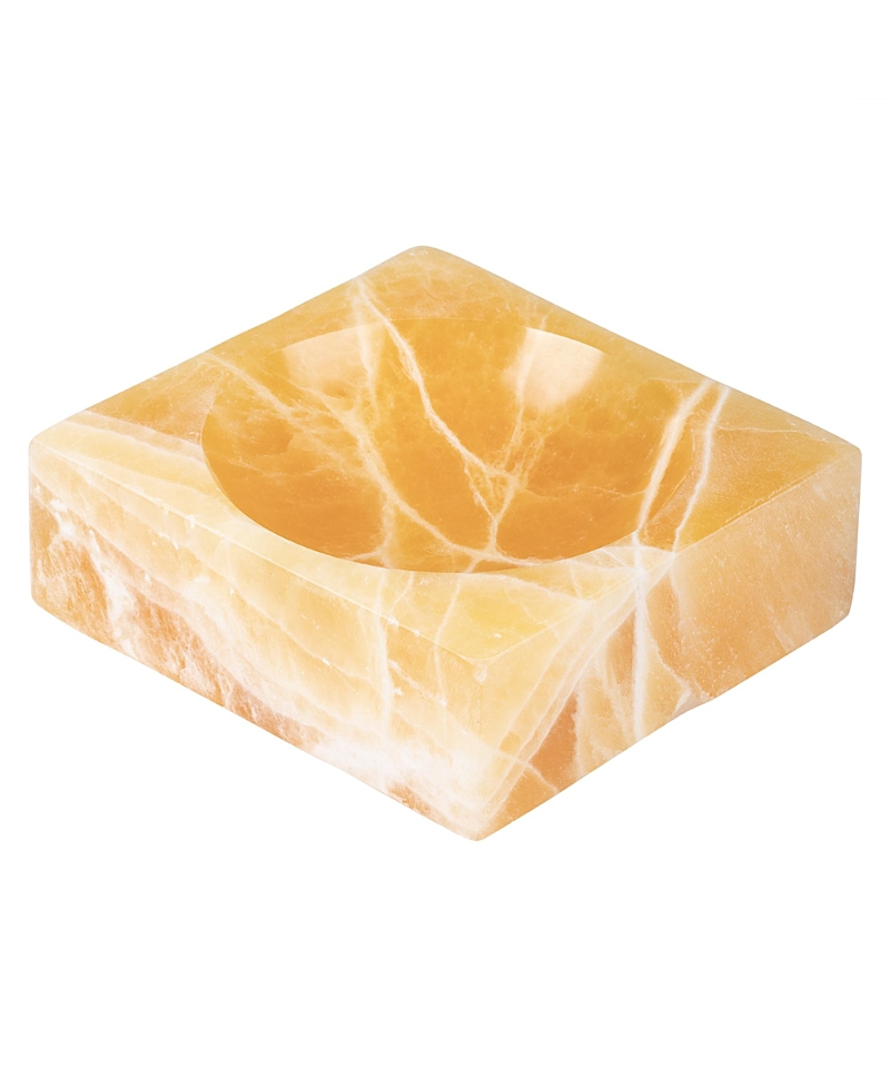 Gauri Kohli Marigold Onyx Small Bowl In Orange