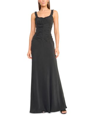 STAUD - Nic Silk Maxi Dress