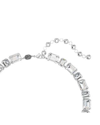 Millenia Octagon Crystal Tennis Necklace, 15-17"
