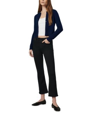 The All Day High Rise Ankle Boot Jeans in Black