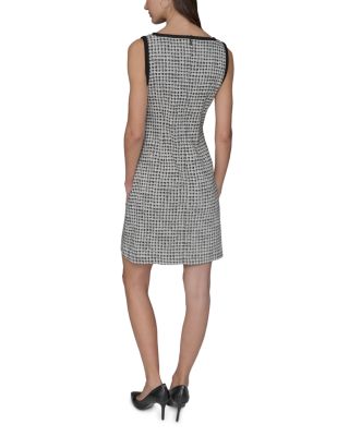 Split Neck Sleeveless Dress