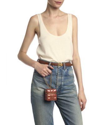 Cassandre Matelasse Carre Cube On Chain In Lambskin