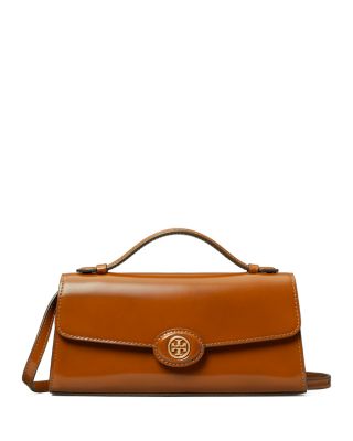 Tory Burch - Robinson Spazzolato Top Handle Chain Wallet