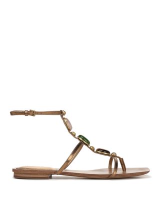 Alba Stone Trim Thong Sandals