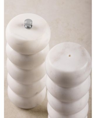 Quinto Marble Salt &amp; Pepper Set - Large