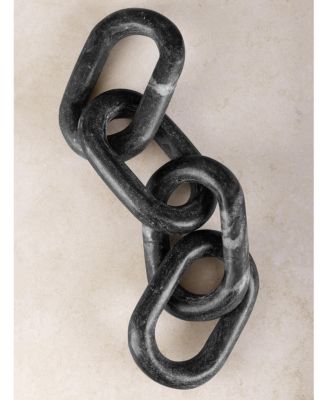  Eternity Black Marble Links Decorative Chain