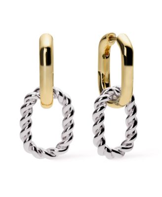 Ana Luisa - Double Ash Double Two Tone Hoop Earrings