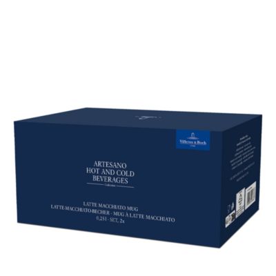 Artesano Hot and Cold Beverages Insulated Large Latte Glass, Set of 2